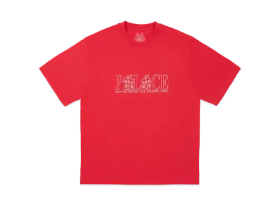 PALACE House T-Shirt "Tomato Red"