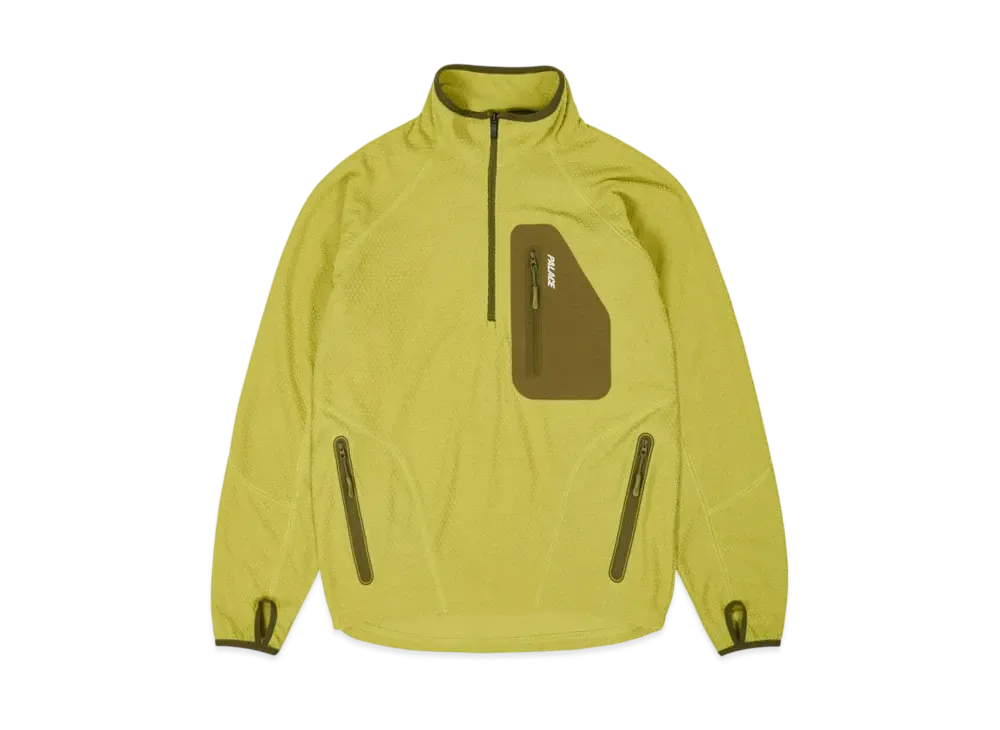 PALACE Run It 1/2 Zip Thermal Track Jacket "The Deep Green"