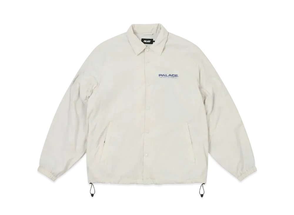 PALACE Fleece Lined Coach Jacket "Grey"