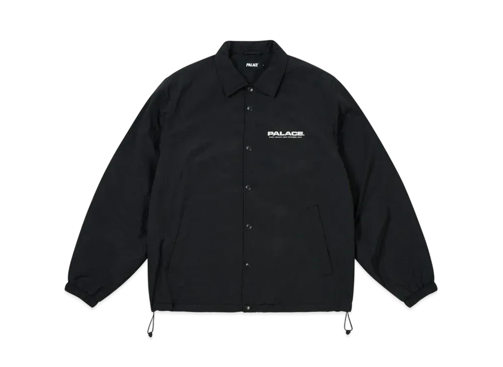 PALACE Fleece Lined Coach Jacket "Black"