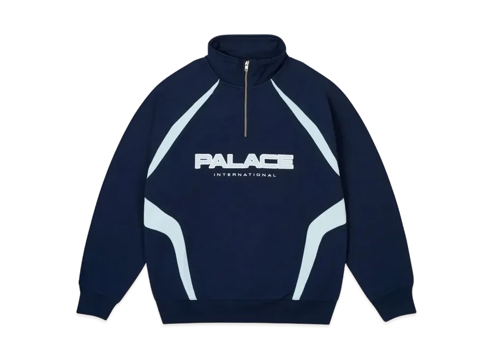 PALACE International 1/4 Zip "Navy"