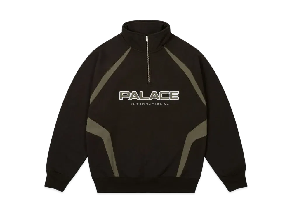 PALACE International 1/4 Zip "Black"