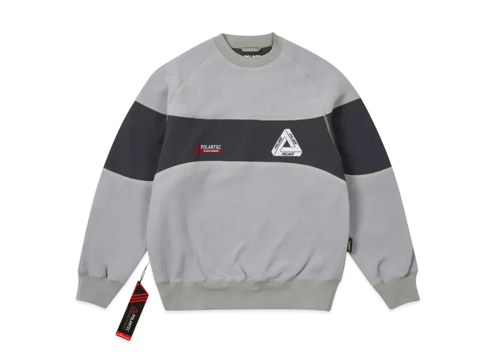 PALACE Polartec 200 Crew "Grey"