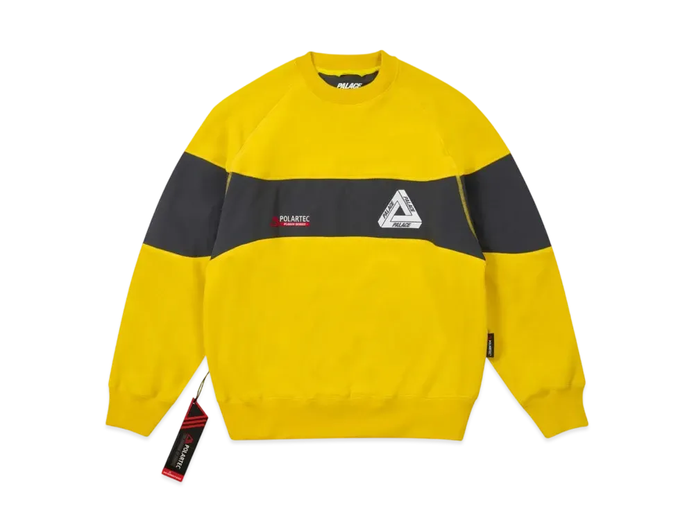 PALACE Polartec 200 Crew "Yellow"
