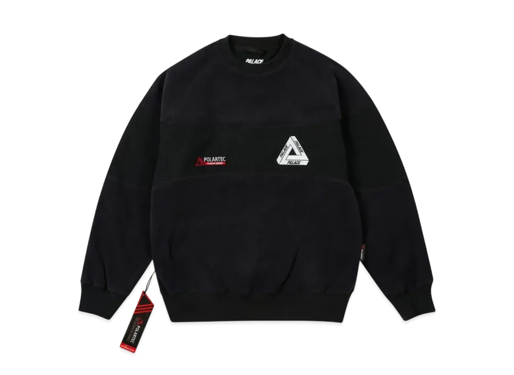 PALACE Polartec 200 Crew "Black"