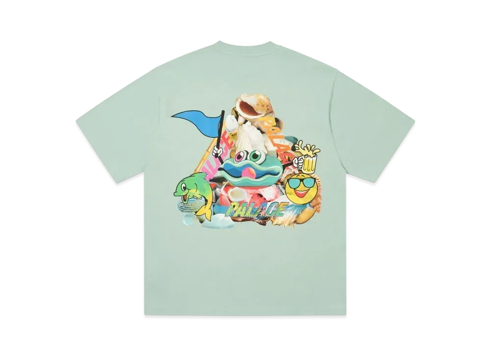 PALACE P Sea T-Shirt "Hazy Green"