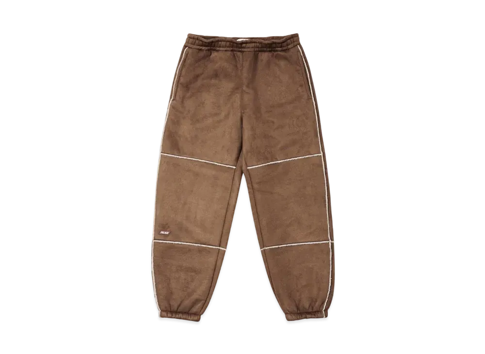 PALACE Sherpa Faux Suede Jogger "Brown"