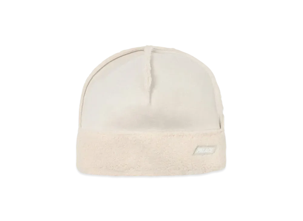 PALACE Shearling Beanie "Soft White"