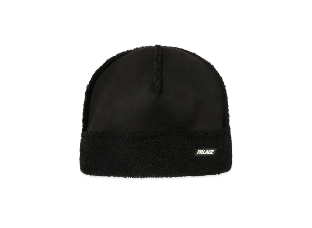 PALACE Shearling Beanie "Black"