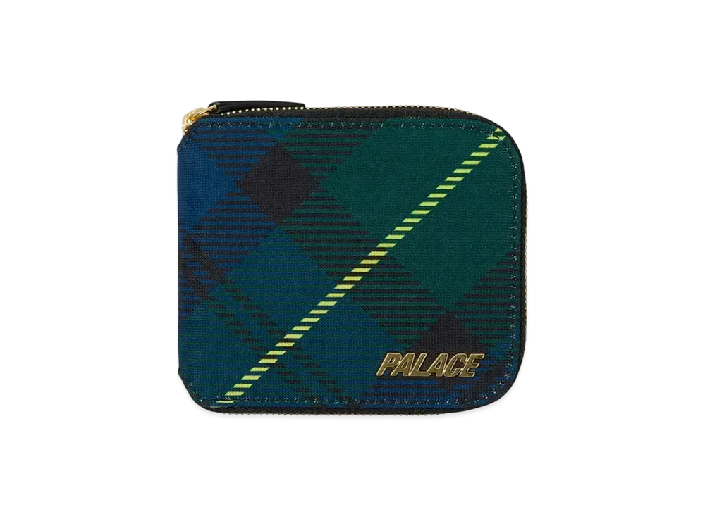 PALACE P-Lux Zip Wallet "Black Watch"