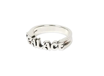 PALACE TGF Old Font Ring "Silver"