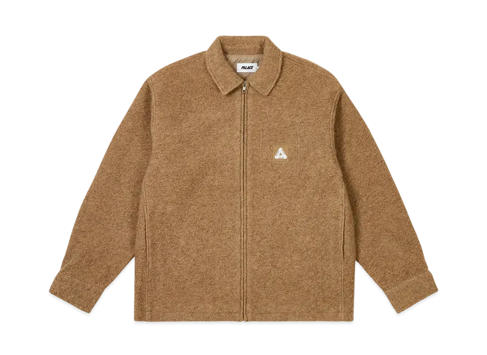 PALACE Wooly Zip Jacket "Beige"