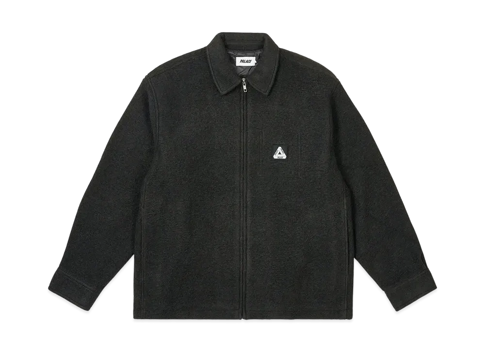PALACE Wooly Zip Jacket "Black"