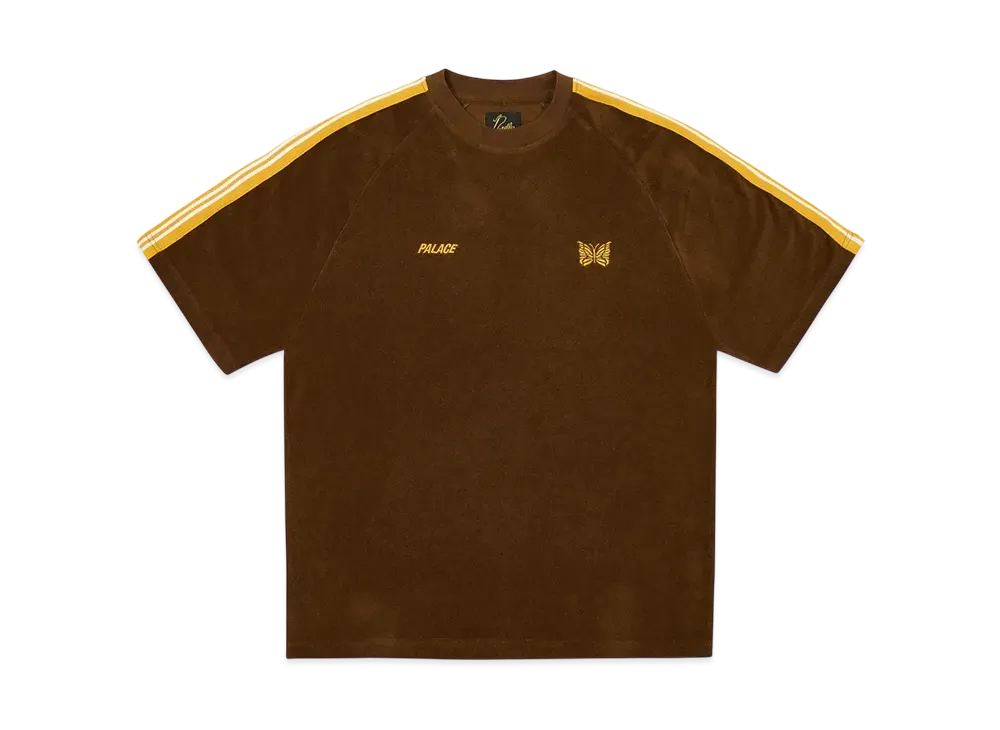 PALACE x NEEDLES T-Shirt "Brown"