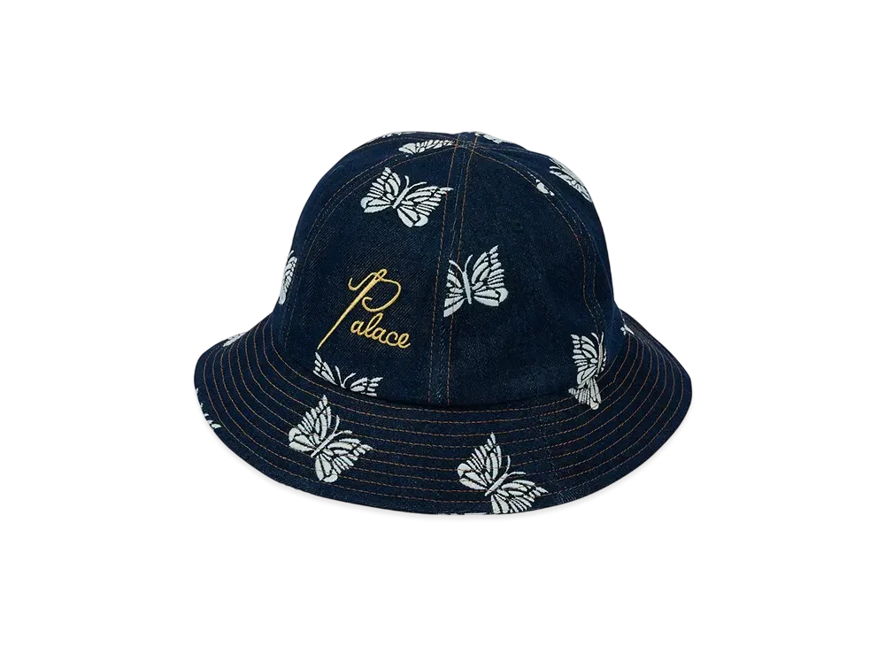 PALACE x NEEDLES Denim Bucket Hat "Indigo"