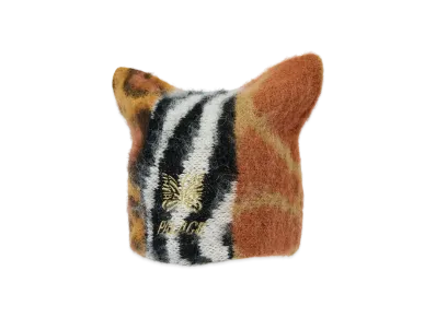 PALACE x NEEDLES Hairy Square Beanie "Multi Animal"