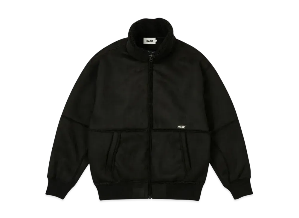 PALACE Sherpa Faux Suede Funnel "Black"
