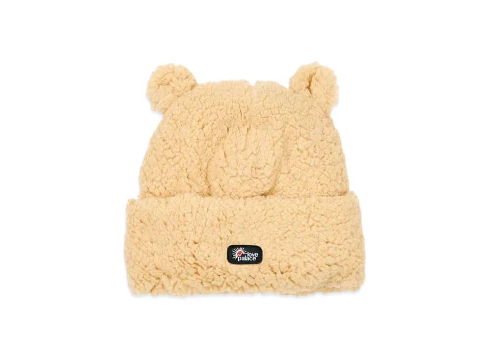 PALACE Love PALACE Fuzzy Ears Beanie "Soft White"