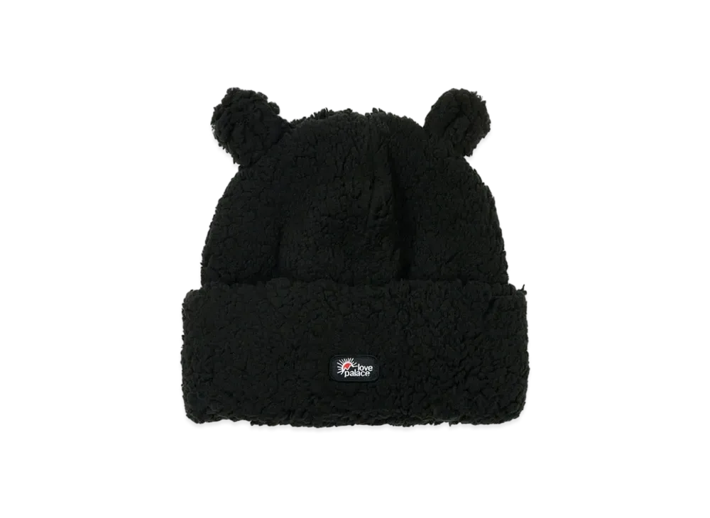 PALACE Love PALACE Fuzzy Ears Beanie "Black"