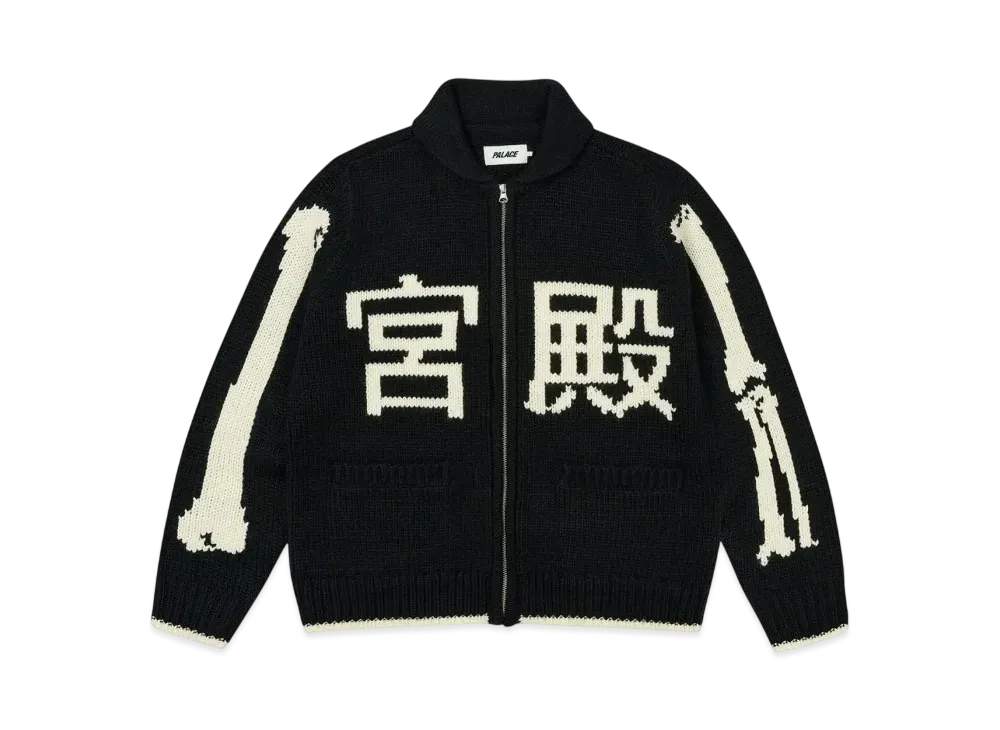 PALACE Bones Cowichan Knit "Black"