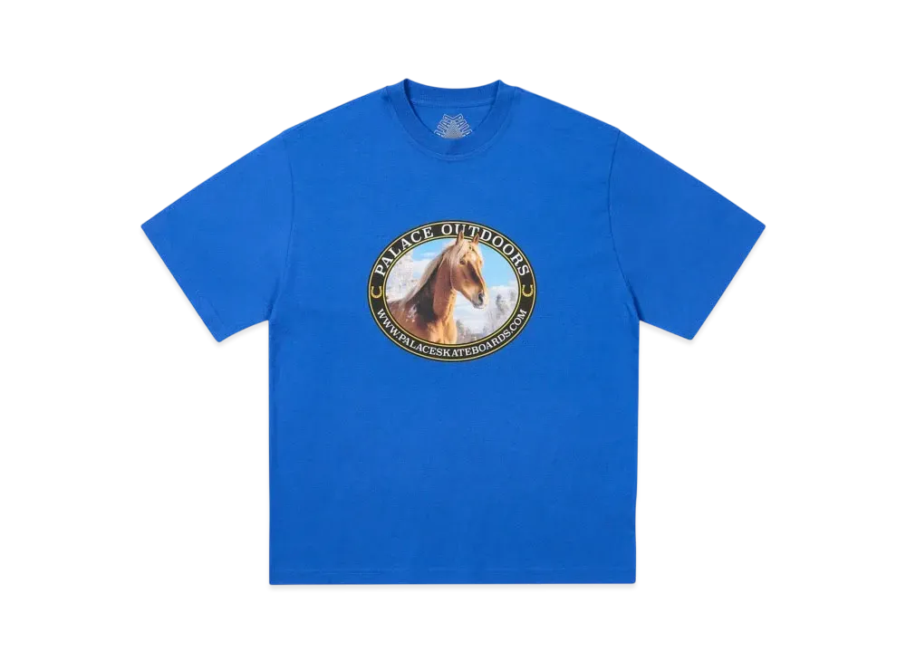 PALACE Equestrian T-Shirt "Blue"
