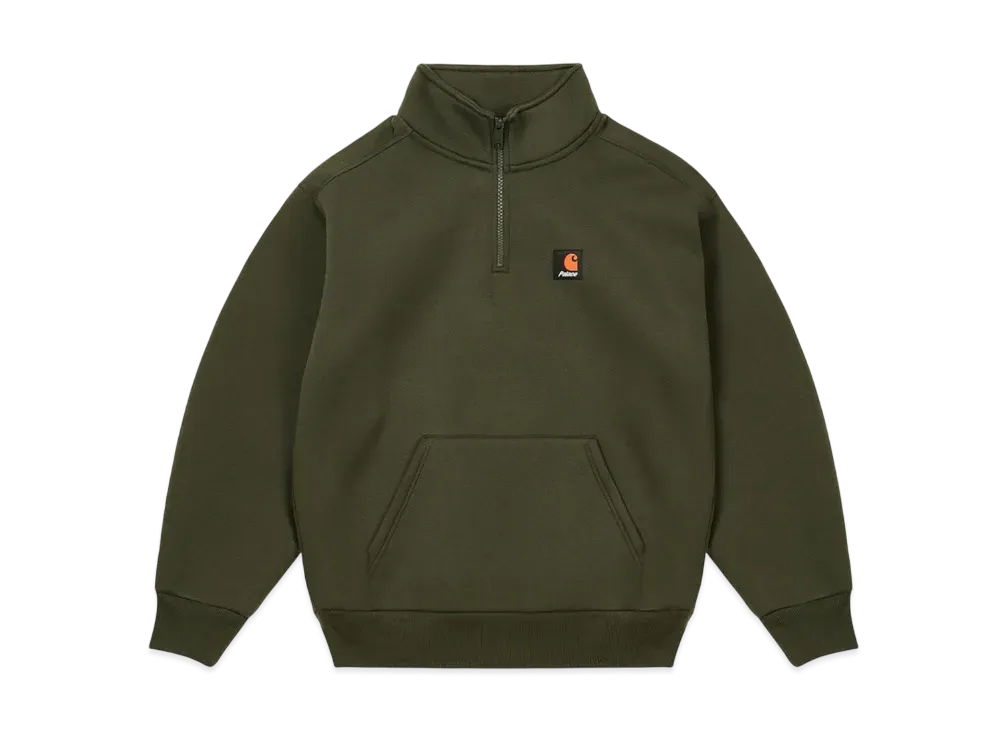 PALACE x Carhartt WIP Carlux Zip Sweatshirt "Plant"