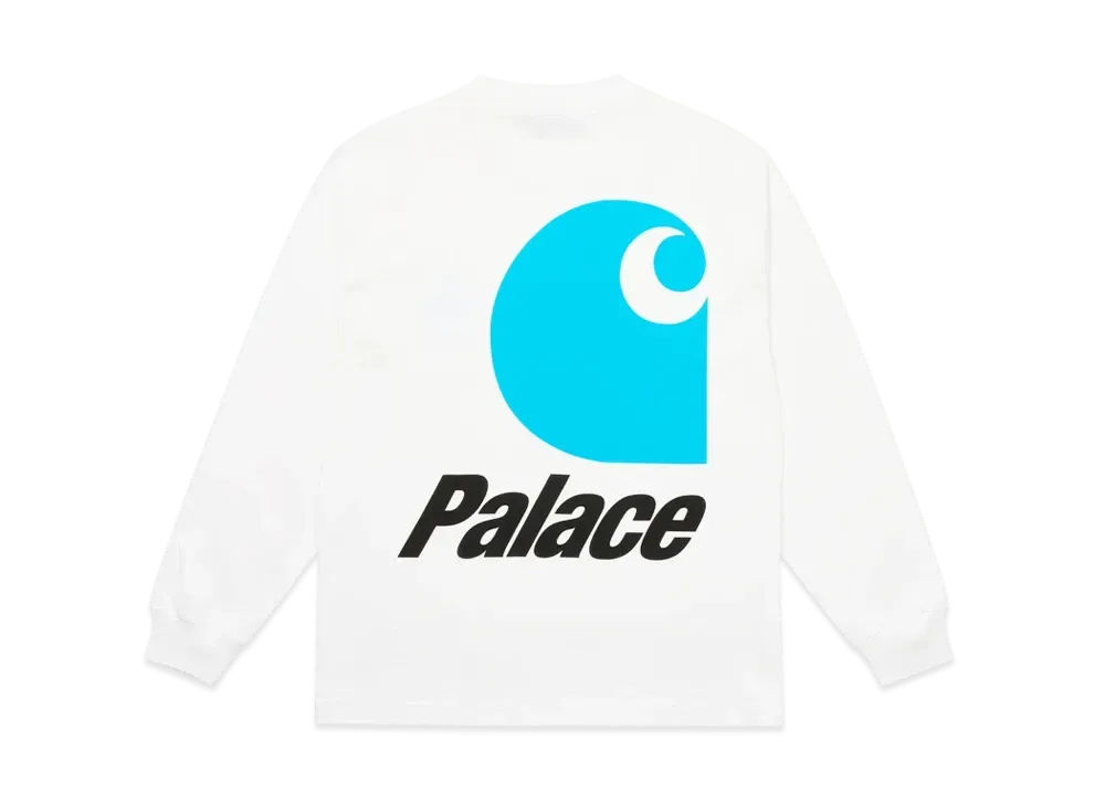 PALACE x Carhartt WIP Logo Longsleeve "White"