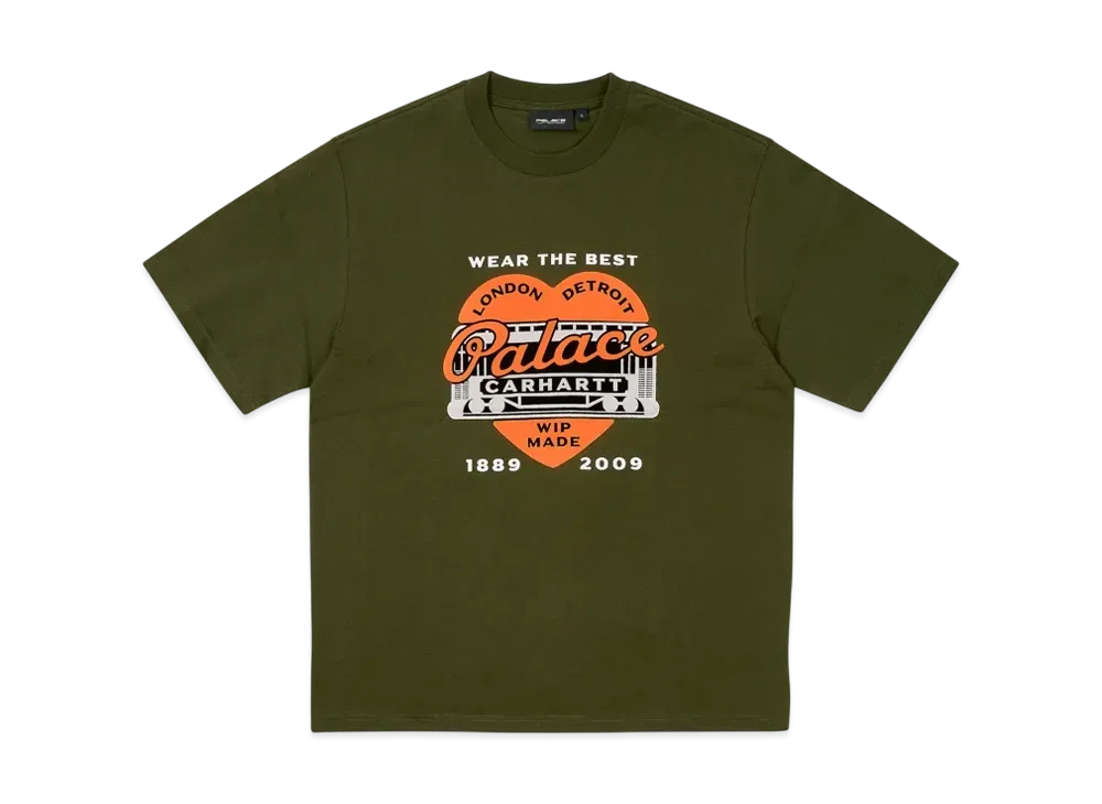 PALACE x Carhartt WIP Heart T-Shirt "Plant"