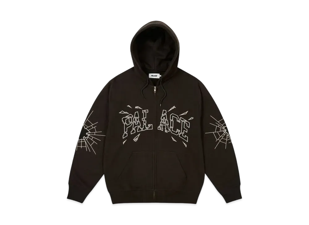 PALACE Shatter Zip Hood "Black"