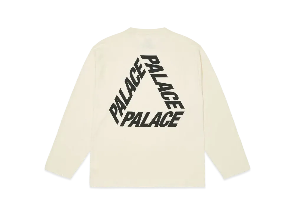 PALACE P3 Longsleeve "Soft White"