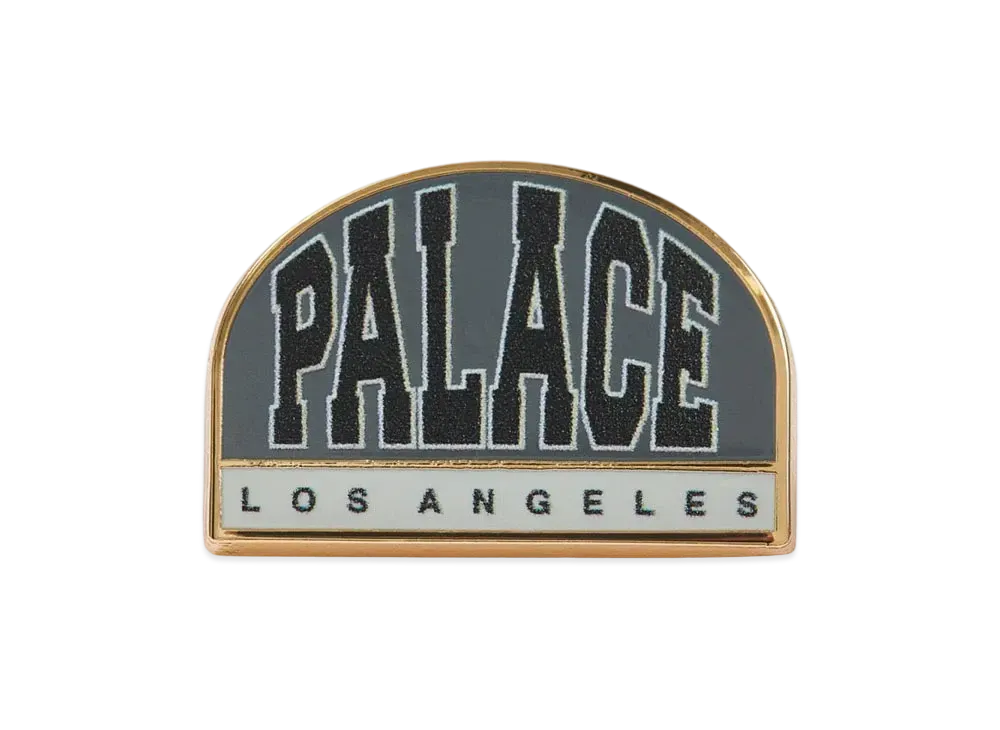PALACE Breakout Pin Badge "Black Grey"
