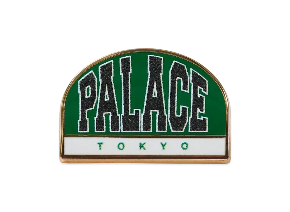 PALACE Breakout Pin Badge "Green White"