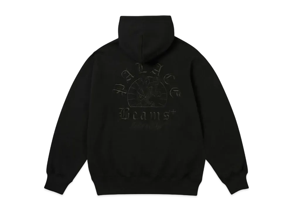 PALACE x BEAMS Plus Graphic Hood "Black"
