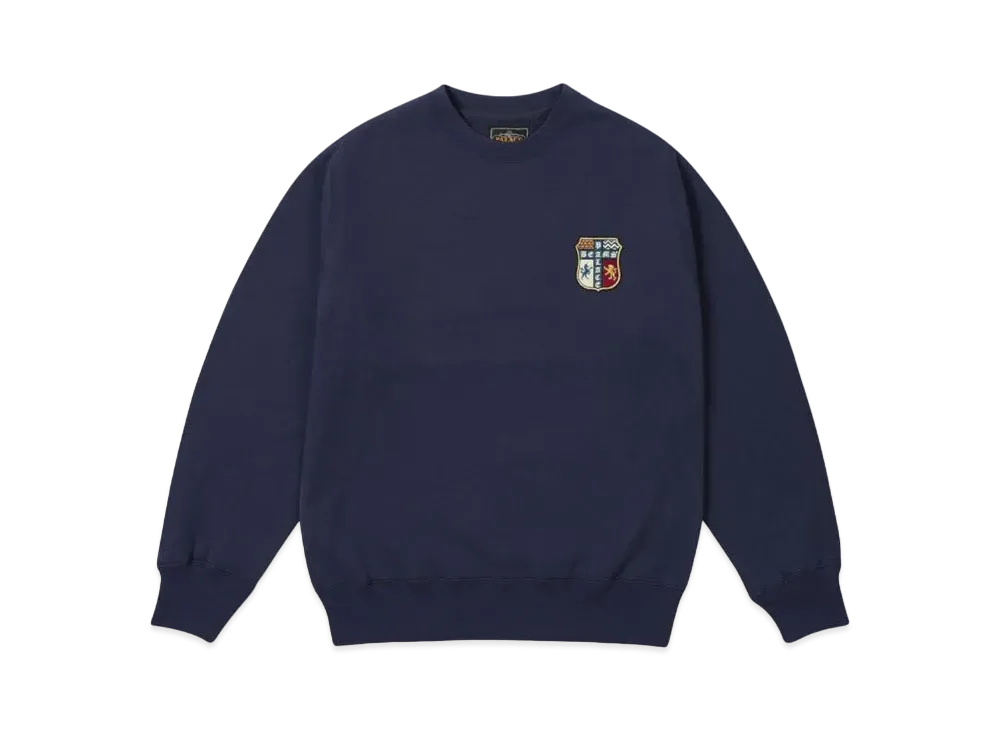 PALACE x BEAMS Plus Graphic Crew "Navy"
