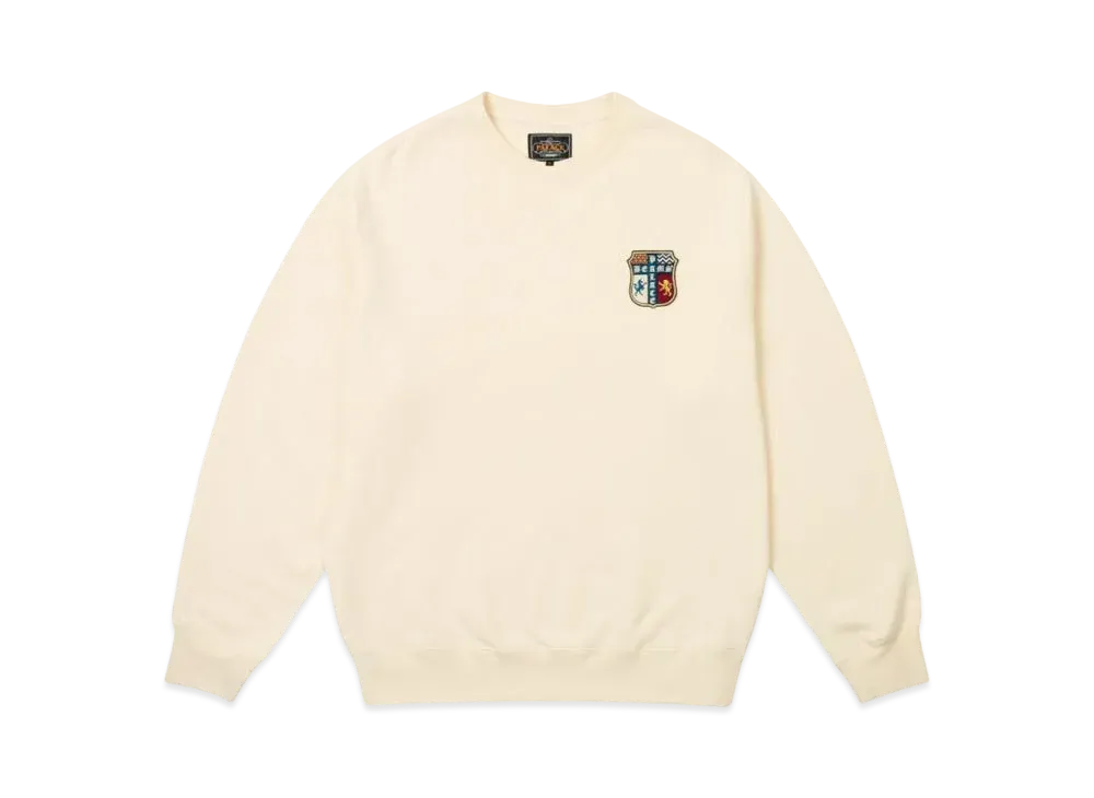 PALACE x BEAMS Plus Graphic Crew "Sand"