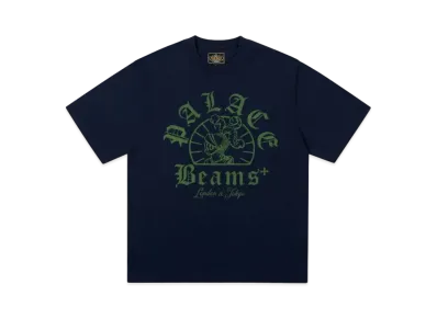 PALACE x BEAMS Plus Graphic T-Shirt "Navy"