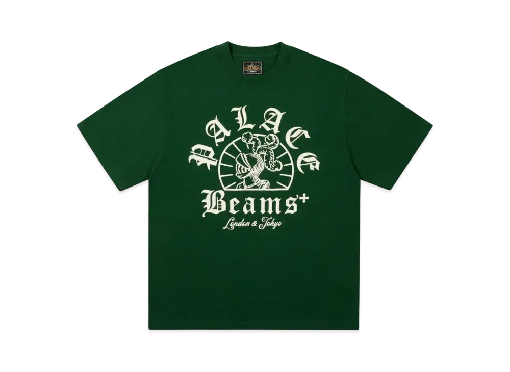 PALACE x BEAMS Plus Graphic T-Shirt "Green"