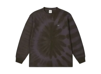 PALACE Tie-Dye Waffle Longsleeve "Coal Grey"