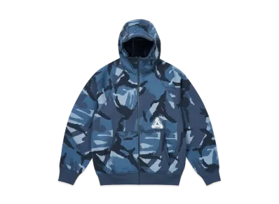 PALACE Thermal Bonded Cap Hood "Camo Blue"