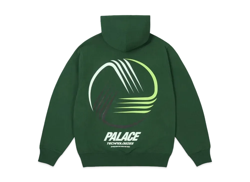 Palace Skateboards ARCTIC フーディ Black Green Grey 送料込み Palace Skateboards ARCTIC フーディ Black Green Grey 送料込み