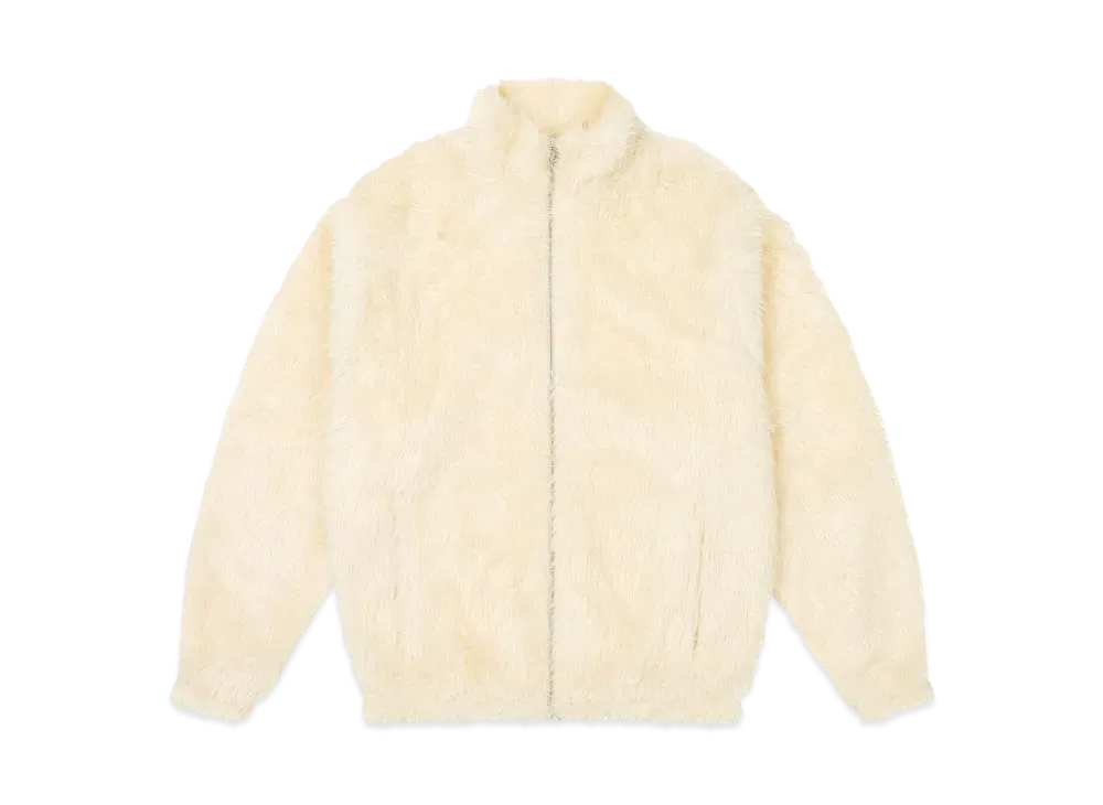 PALACE Furry Zip Funnel "White"