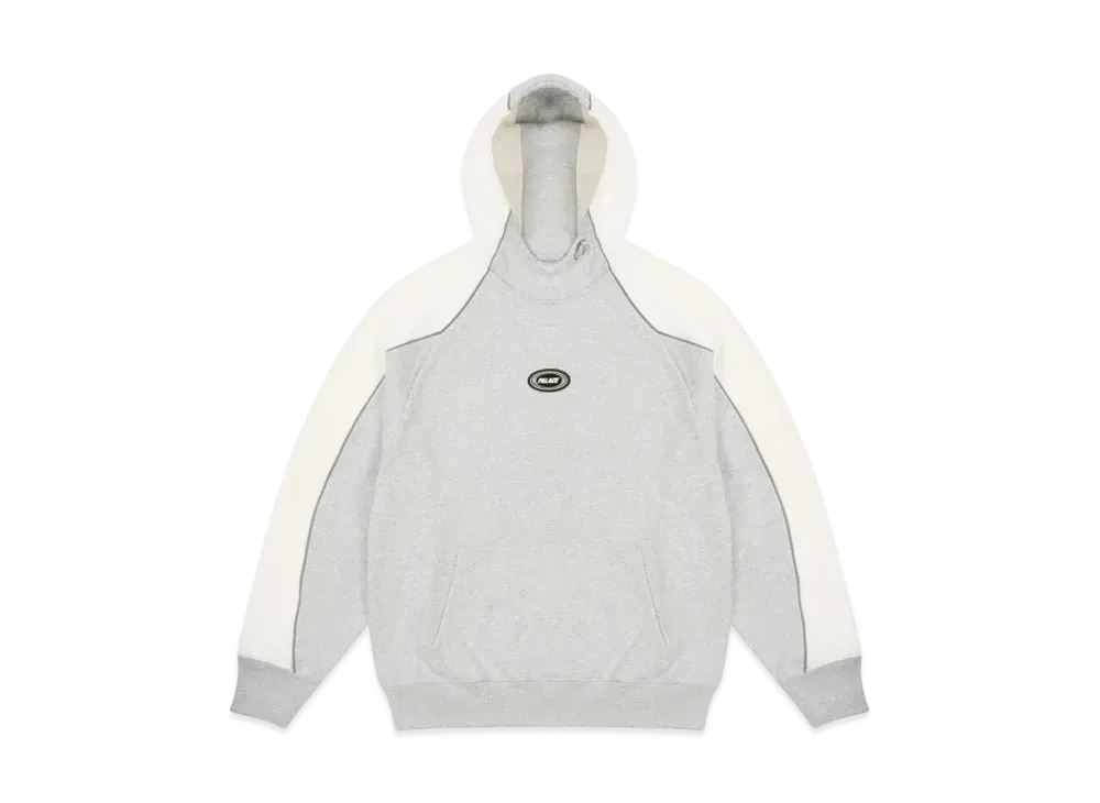 PALACE Run It Hood "Grey Marl"