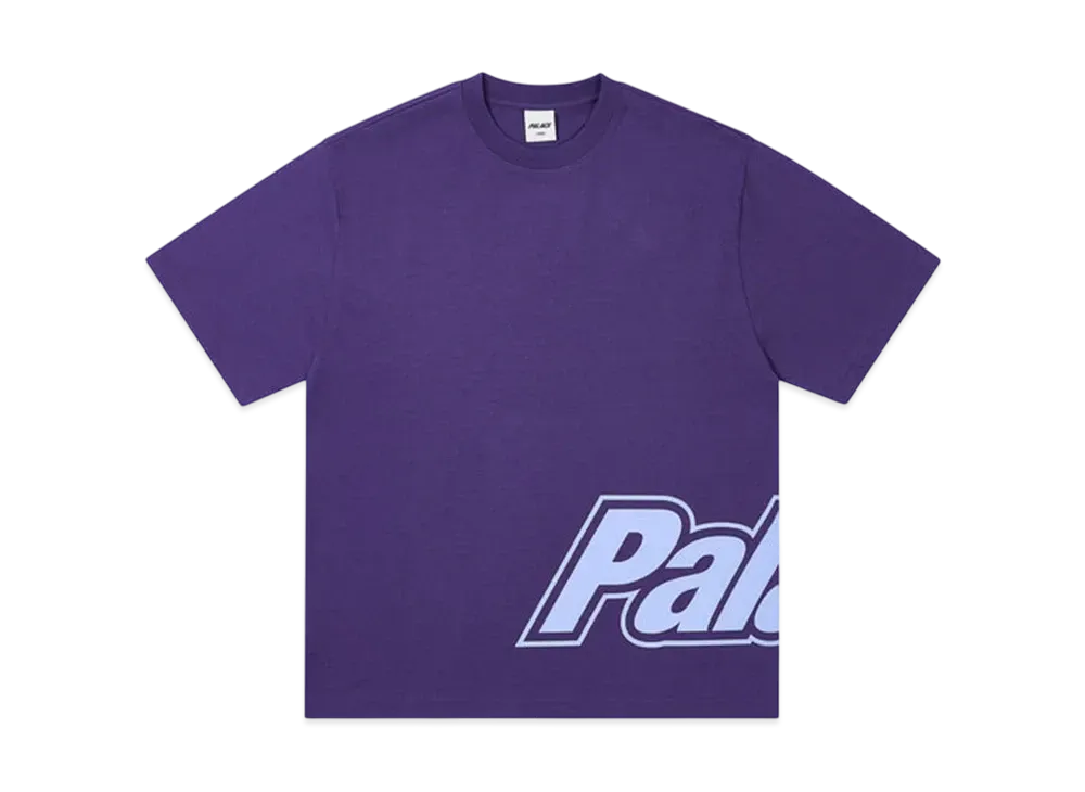 PALACE Border Logo T-Shirt "Purple"