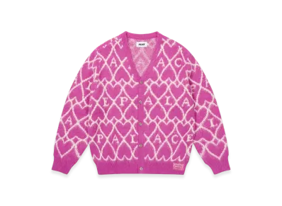 PALACE Hairy Heart Knit "Pink"