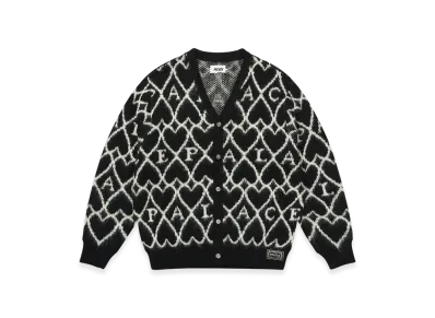 PALACE Hairy Heart Knit "Black"