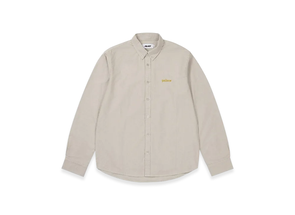 PALACE Classic Oxford Shirt "Stone"