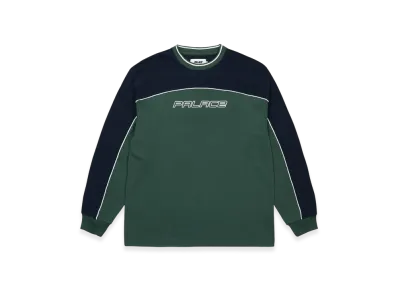 PALACE Mesh Panel Longsleeve "Green"
