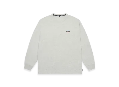 PALACE Basically A Longsleeve "Grey Marl"