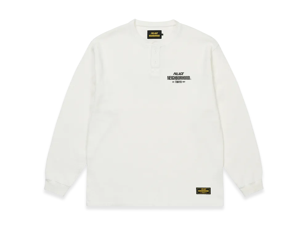 最終価格 PALACE x NEIGHBORHOOD Waffle Jersey WAFFLE SHIRT