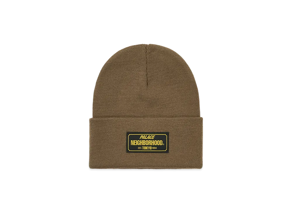 PALACE x NEIGHBORHOOD Beanie "Tan"